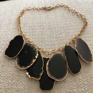 Dara Ettinger Whitney Agate 14k necklace